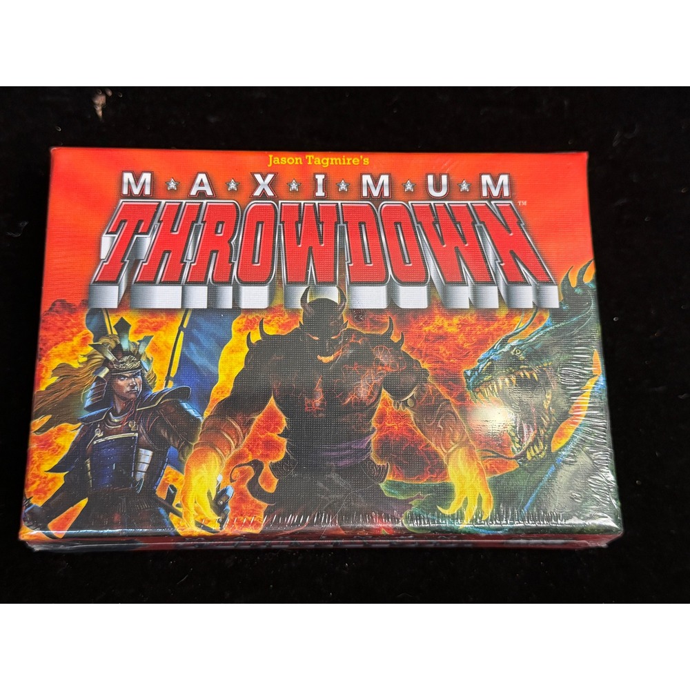 Maximum Throwdown by AEG  Card Game, Jason Tagmire, Factory Sealed, NEW